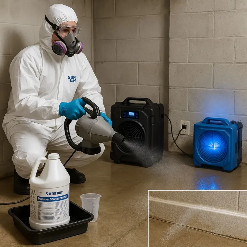 Sanitization and Odor Removal process in New Albany, OH